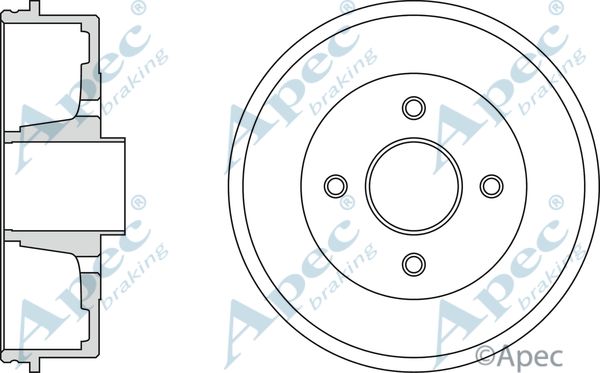 APEC BRAKING Piduritrummel DRM9911